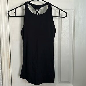 Black workout tank S